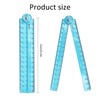 Folding Ruler, 30cm Foldable Ruler 15cm Clear Ruler Stationery Ruler