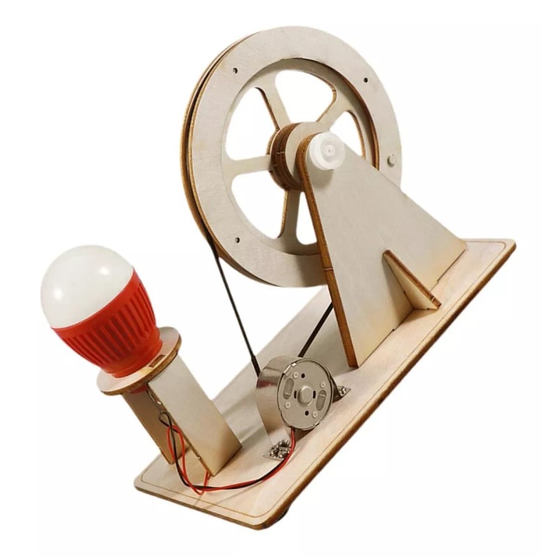 TO Kit Educativo Generador De Energía Para Armar Madera Diy