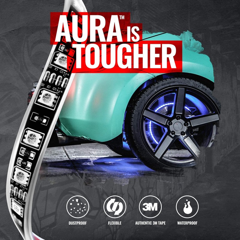OPT7 Aura PRO Bluetooth Wheel Well LED Kit | 4pc