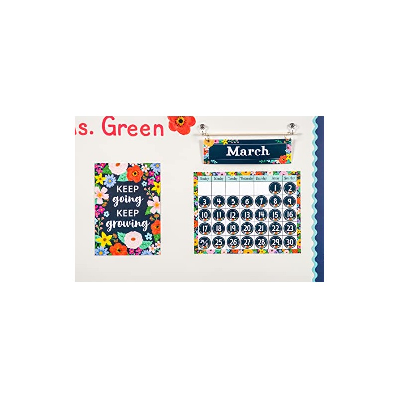 Teacher Created Resources Wildflowers Calendar Days