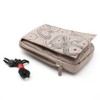 DFV mobile - Multi-Functional Vertical Stripes Nylon Pouch Bag case