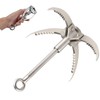 Azarxis Grappling Hook, Climbing Hook, Gravity Hook, 3 Jaws, 4