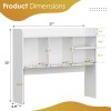 SEGAWE Desk Shelf for Top of Desk Hutch Top Only