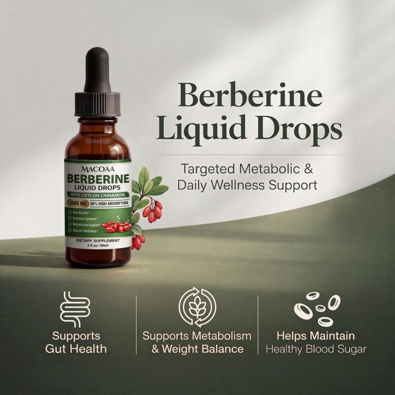 Berberine Supplement 3000mg High Strength, 100% Absorption with 3X Berberine