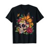 Dia de Los Muertos Floral Sugar Skull Gothic Day of
