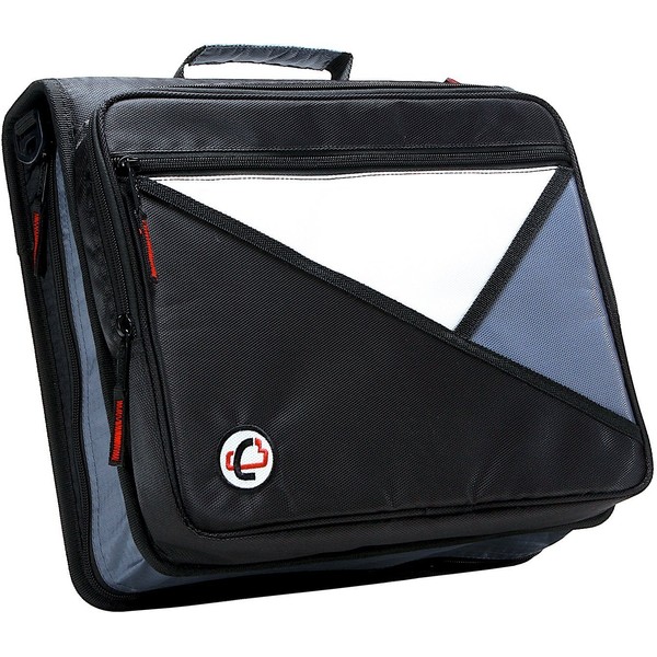 3-ring Zipper Binder Built in Padded Laptop Pocket