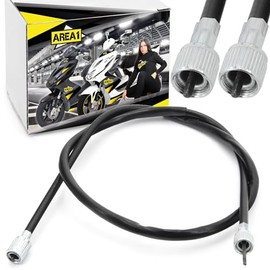Area1 Replacement Speedometer Cable 12 mm GY6 50 ccm China 4T, Type A - 950 mm 4-Edge, from Year of Manufacture 2005 Compatible with Explorer AGM RS Yiying 50QT/139QMA/QMB