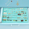UIUIX Stackable Velvet Jewelry Trays Organizer for Drawer, Velvet Jewelry