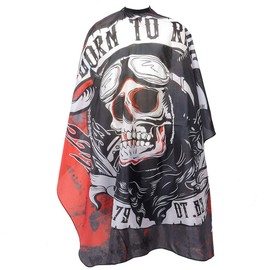 Hair Cutting Cape Apron, Haircut Cape Barber Cape, 160x140cm Hairdresser Cape with Hang Buckle Anti Static for Hair Perming, Coloring and Cutting At Home or in the Barber Shop