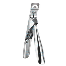 YNR 3 Way Acrylic Nail Clipper UV Gel False Fake Nail Tip Cutters Professional Salon Manciure & Pedicure Nail Art Tool (Silver)