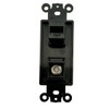 Coax and CAT6 Wall Plate Insert - Ethernet Coaxial Keystone