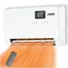 Wall-Mounted Space Heater with ECO Thermostat and Remote Control, LED