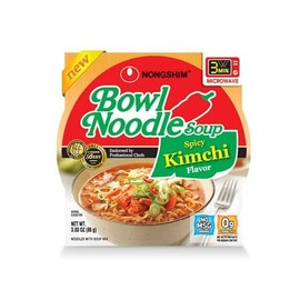 Nongshim Bowl Noodle Soup, Hot & Spicy, 36.36 Oz, Pack of 12