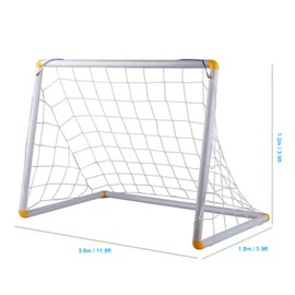 Soccer Football Goal Net,Soccer Replacement Goal Net Polypropylene Fiber Material Foldable,Football Goal Post Netting For 6 x 4 Ft,8 x 6 Ft,12 x 6 Ft and 24 x 8 Ft Soccer Goals(12X6FT)