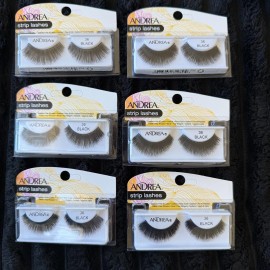 Andrea Lashes Strip Style 36 Black (6 Pack)  Brand New - Free Shipping