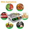 Price Computing Scale 88lb/40kg Commercial Food Scale for Produce Meat