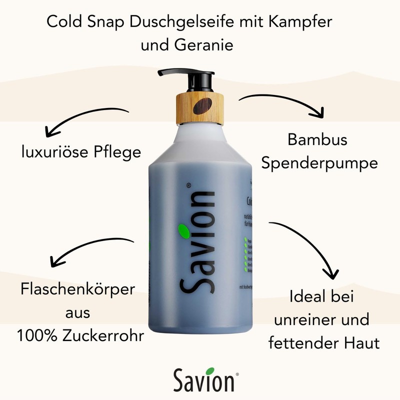 Savion Cold Snap: Cleans Deeply and Gently | Without Microplastics