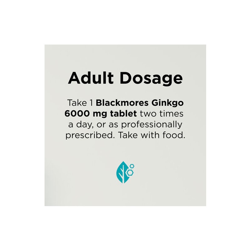 Blackmores Gingko 6000mg 30 Tablets