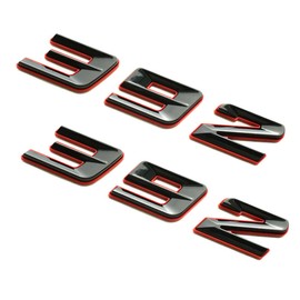 Pair New 392 Emblem Fender Badge Letter Nameplate Compatible with Challenger Chrysle 300C 392 Car Truck Passenger & Driver (Redline)