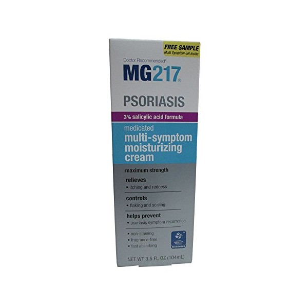 MG 217 Medicated Salicylic Acid Formula Multi-Symptom Cream,net wt 3.5 fl oz/ 3 Count