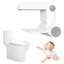 Child Safety Toilet Lock - Toilet Seat Lock Baby Safety, Toilet Child Lock for Bathroom, Baby Safe Toilet Lid Lock for Most Toilets