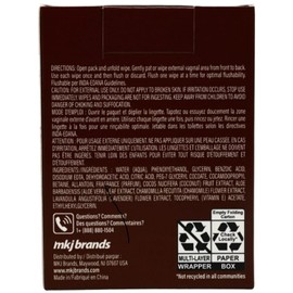 MKJ BRANDS Just For Her Individually Wrapped Flushable Cleansing Wipes - Coconut, 12 ct.