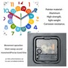 XFM Kids Wall Clock12 Inch Silent Non Ticking Kids Teaching