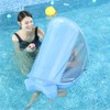HECCEI Baby Swim Float Removable Canopy, Removable Assemble UV-Proof Canopy,