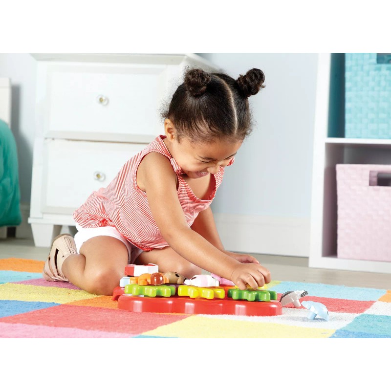 Learning Resources 17 Piece Multicolor Farm Friends Gears Educational Toy