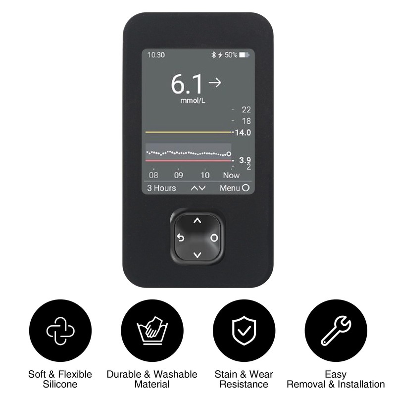 USEAMIE Silicone Soft Case Compatible with Dex com G7 Receiver,