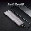 Skyerd M.2 NVMe PCIe 256 GB Portable External SSD (SSD