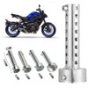 Motorcycle Exhaust Pipe, Noise Reduction Aluminum Alloy Heat Resistant Exhaust