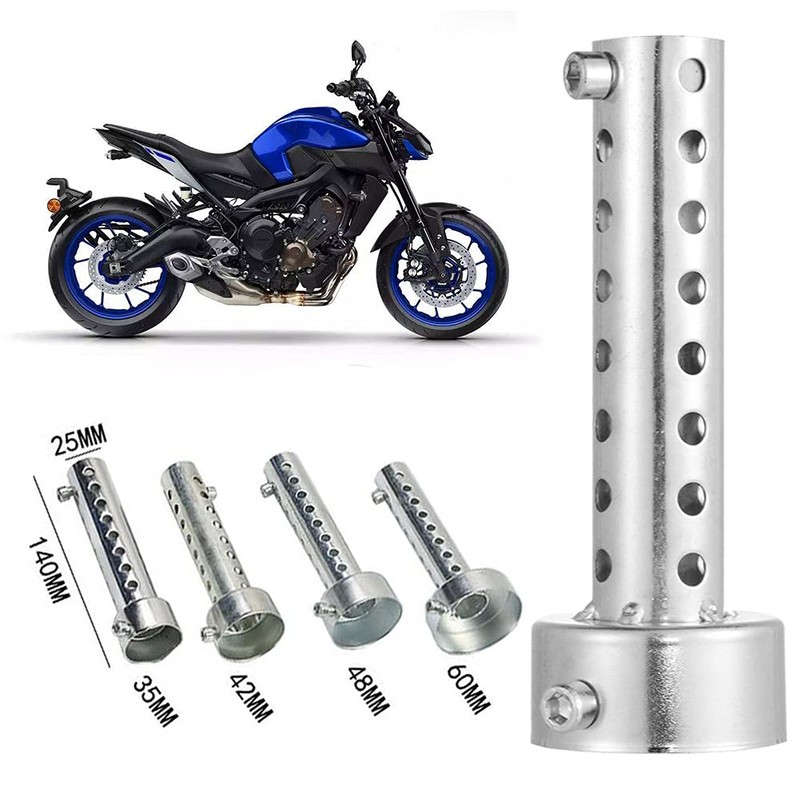 Motorcycle Exhaust Pipe, Noise Reduction Aluminum Alloy Heat Resistant Exhaust