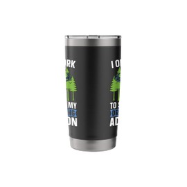I Only Work To Support My Drone Fpv Quadcopter Drone Racing Stainless Steel Insulated Tumbler