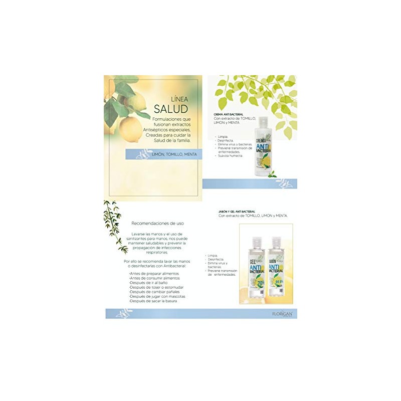Crema Antibacterial Florigan® 250ml.