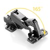 Fully Covered Frameless Cabinet Hinge, 2pack 165 Degree ConceSoft Close