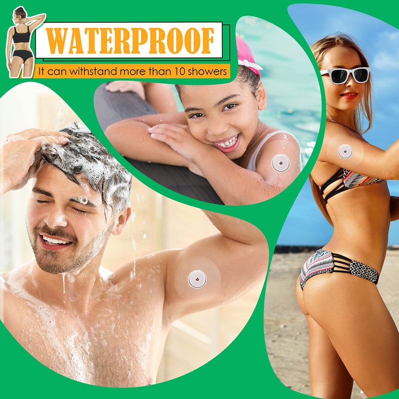 Nuanchu 48 Pack Shower Waterproof Patch Transparent Adhesive Patches Waterproof