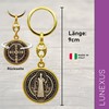 Lunexus Benedict Keyring - Blessed - St. Benedict Medal with