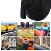 Nylon Webbing Strap, 3/8 Inch Heavy Duty Black Nylon Webbing