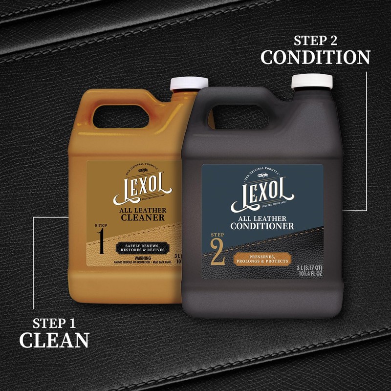 Lexol Deep Leather Conditioner, Use on Car Leather Upholstery, Shoes,