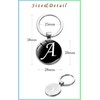 [TOMOTHY] Initial Key Chain Initial Charm Bag Charm Alphabet, I