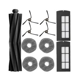 FUOUHEXIE Replacement Accessories for Eufy X9 Pro Robot Vacuum Replacement Parts Included Main Brush Filter Mop Pad Side Brush Spare Attachments