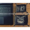 BlissLeather Luxury Genuine Leather Tabletop Multi Tray Jewelry Tray Key