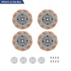 LewanSoul Mecanum Wheel, Omni-Directional Wheel 65mm High Hardness Plastic Wheel,