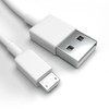 Justcom Micro-USB Ladekabel für Lava Z71 Weiß 1 m Handy