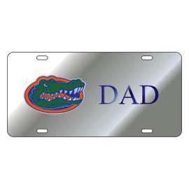 Florida Gators TAG (LASER Silver/GATOR HEAD DAD (07337))