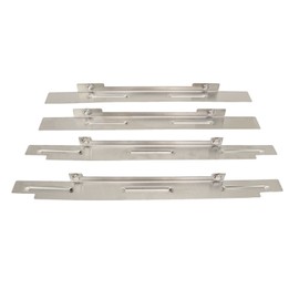 4PCS Stainless Steel Wind Guard for 36in Griddle Stable Combustion Adjustable Oven Wind Guard Shield for Home