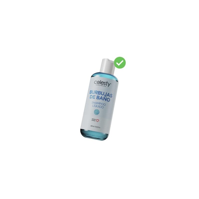 Celesty Burbuja para Baño Shampoo Jacuzzi Tina Hipoalergenico 250g