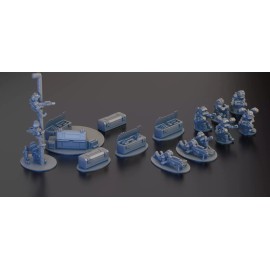 Unbranded Esyrian Atmospheric Drop Troopers Heavy Weapons - 6mm/8mm - Wakes Emporium