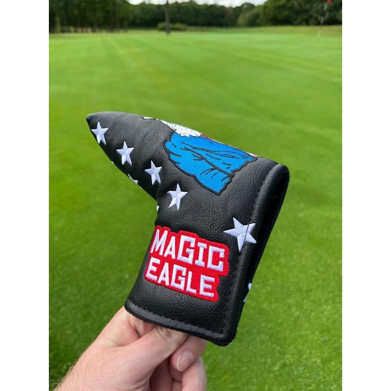 Magic Eagle Golf Putter Headcover Magnetic Closure Golf Blade Putter